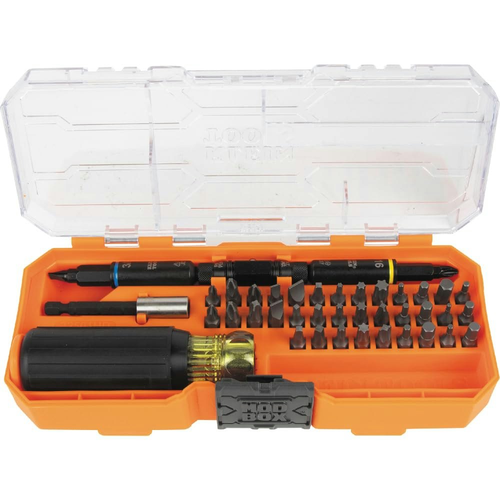 Klein Tools 46-Piece Impact-Rated Multi-Bit Screwdriver/Nut Driver Set: $28