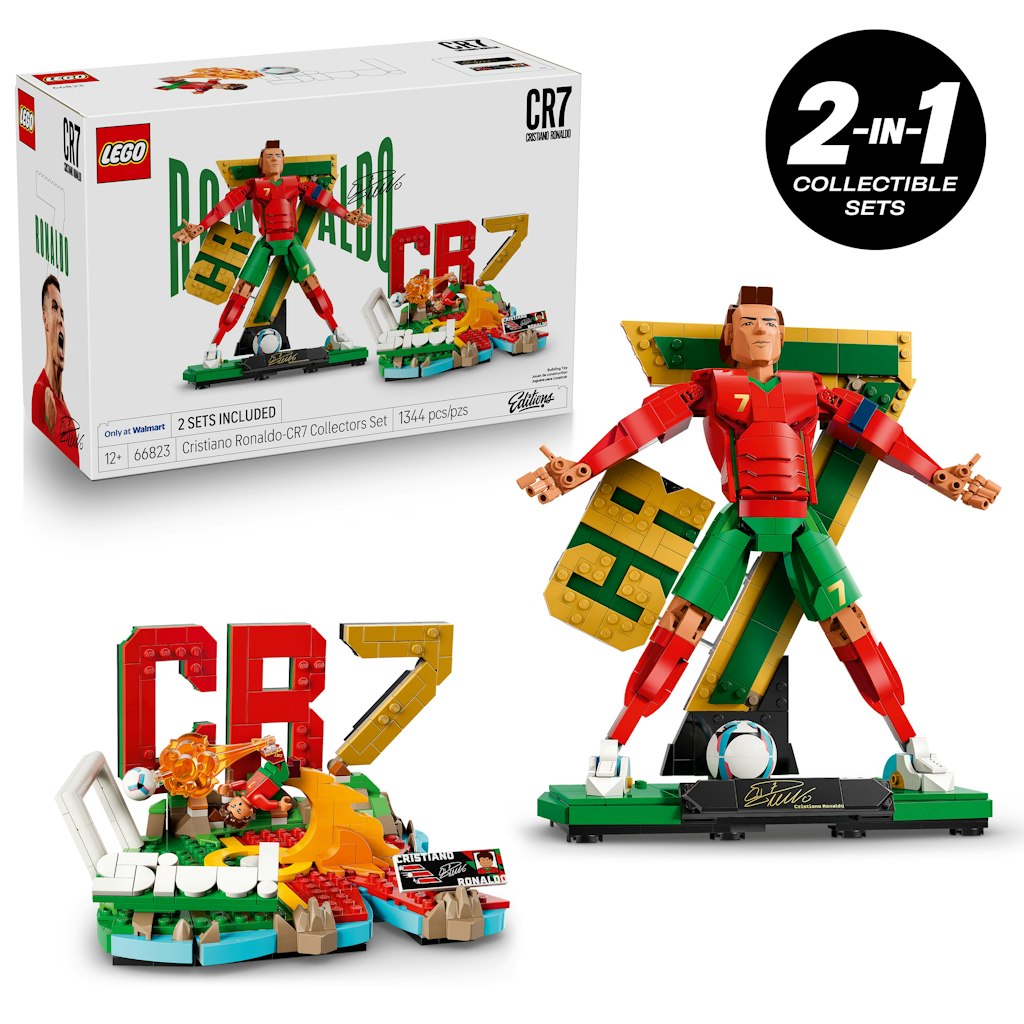 LEGO Editions Cristiano Ronaldo Collector's Set Co-Pack: $45
