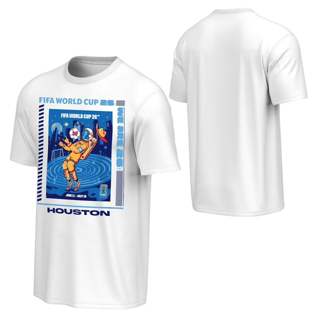 FIFA World Cup 2026 Men's Host City Poster Tee: $13
