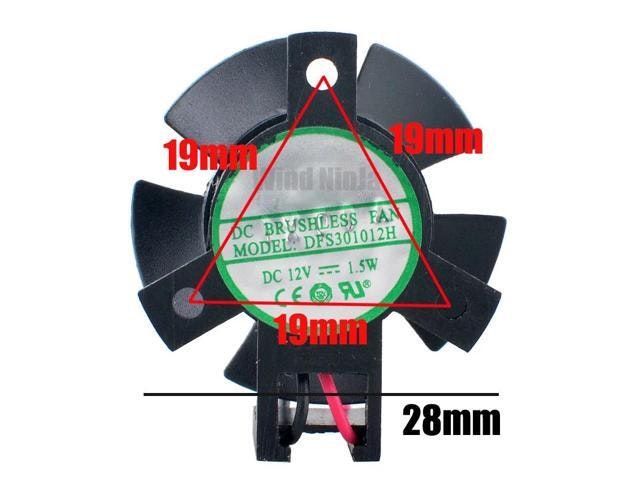 DFS301012H 12V 28mm Cooling Fan: $16.40 DFS301012H 12V 28mm Cooling Fan: $16.40