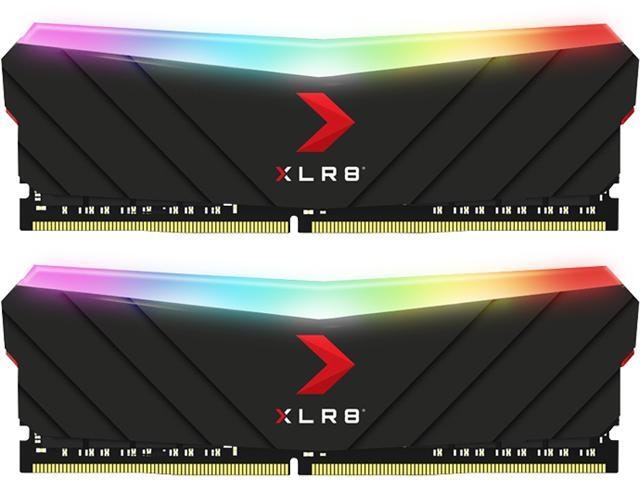 PNY XLR8 Gaming EPIC-X RGB 16GB DDR4 3200MHz Desktop Memory 2-Pack: $159