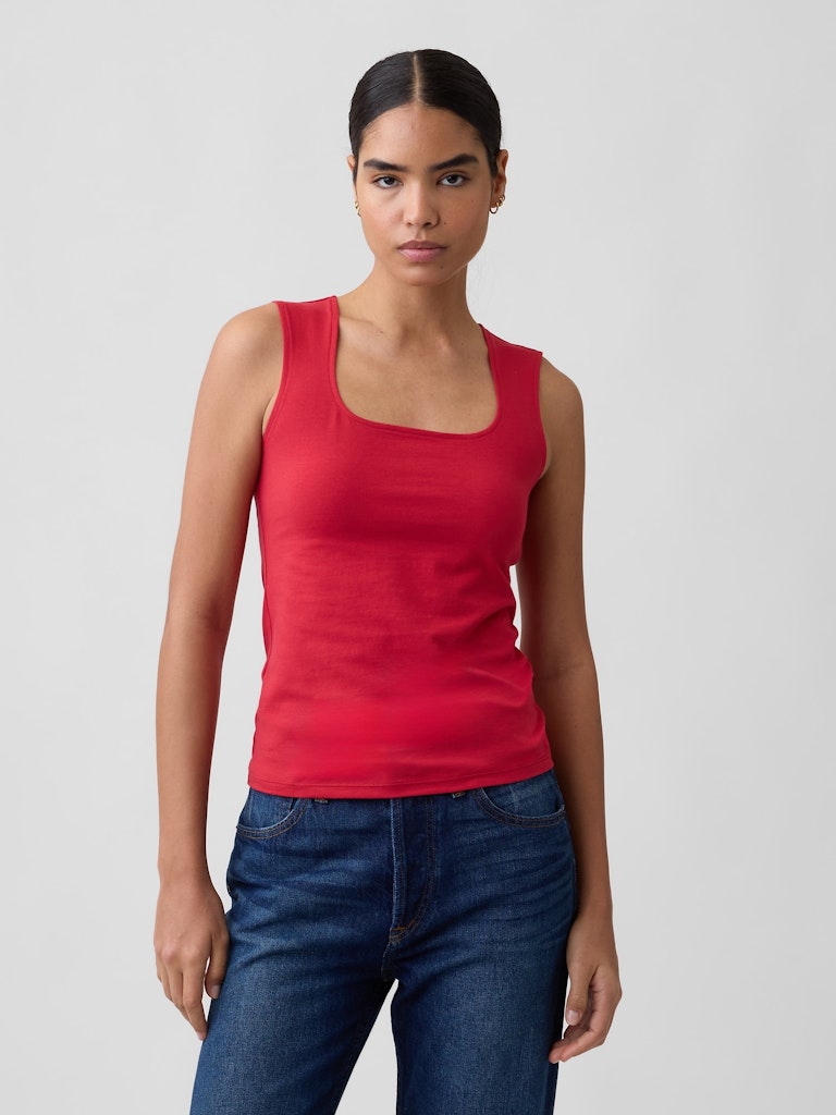 Squareneck Shell Tank Top: $17.49 Squareneck Shell Tank Top: $17.49
