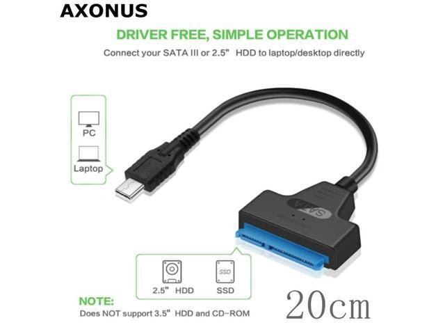 USB-C to 22-Pin SATA Hard Drive Adapter Cable: $17.08 USB-C to 22-Pin SATA Hard Drive Adapter Cable: $17.08