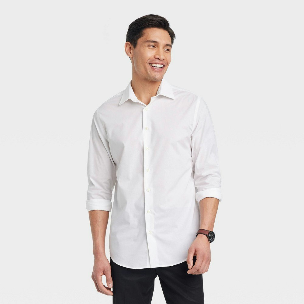 Goodfellow & Co Men's Performance Long Sleeve Button-Down Dress Shirt: $35 Goodfellow & Co Men's Performance Long Sleeve Button-Down Dress Shirt: $35
