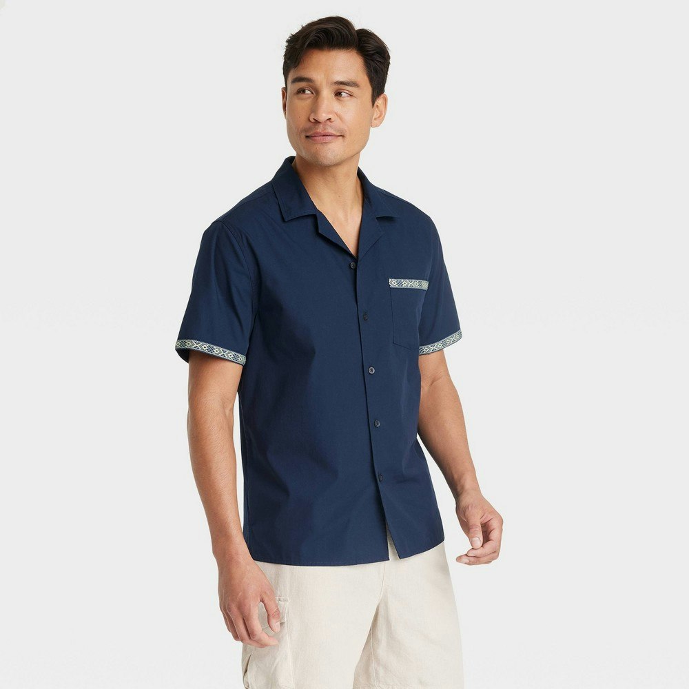 Goodfellow & Co Men's Short Sleeve Button-Down Poplin Shirt: $25 Goodfellow & Co Men's Short Sleeve Button-Down Poplin Shirt: $25
