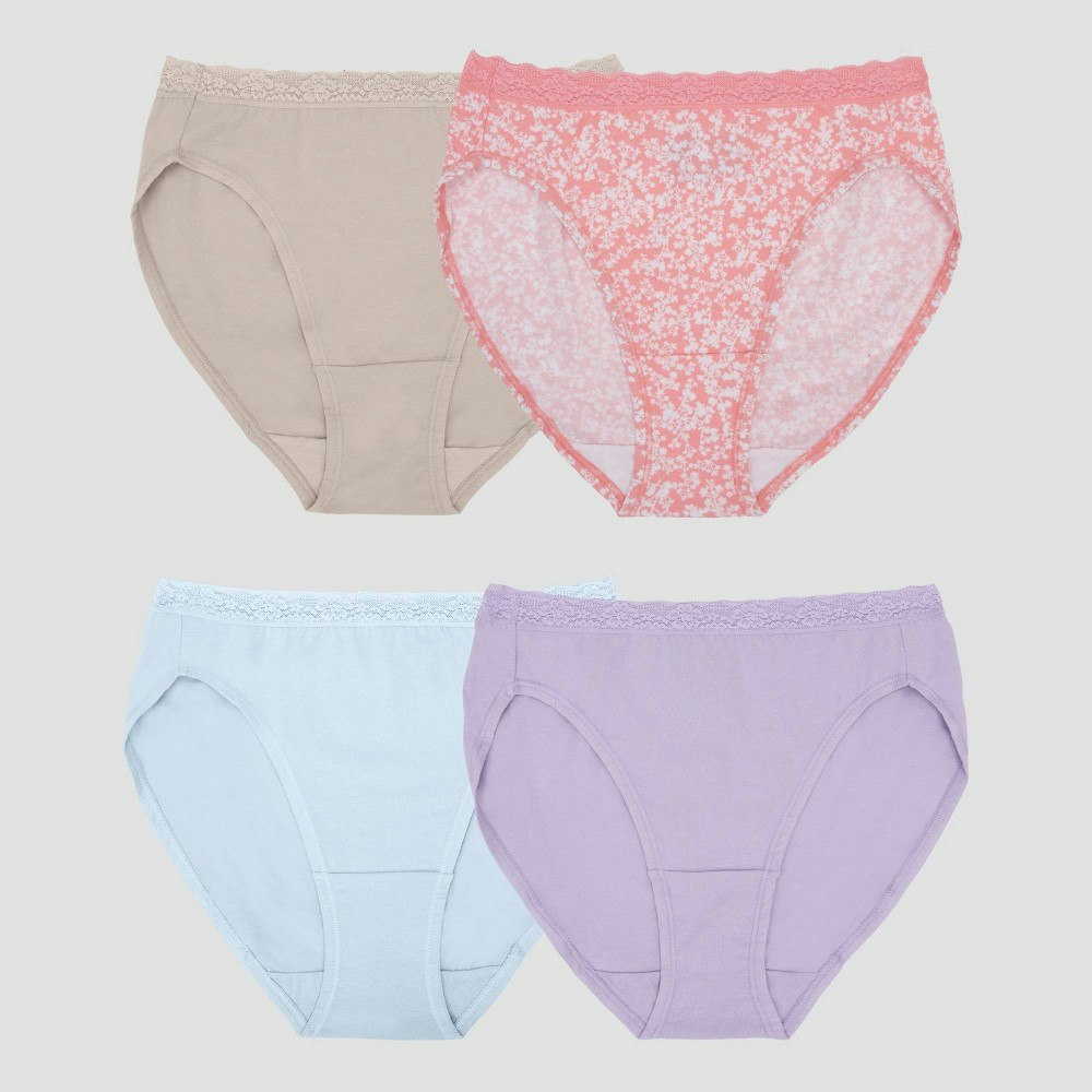 Fruit of the Loom Women's Cotton Stretch Hi-Cut Underwear 4-Pack: $9.99