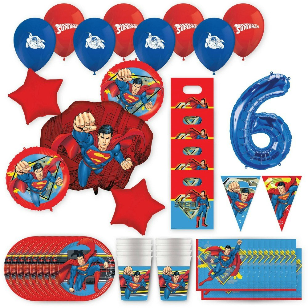 Procos 83-Piece Superman Birthday Party Kit: $39.99 Procos 83-Piece Superman Birthday Party Kit: $39.99