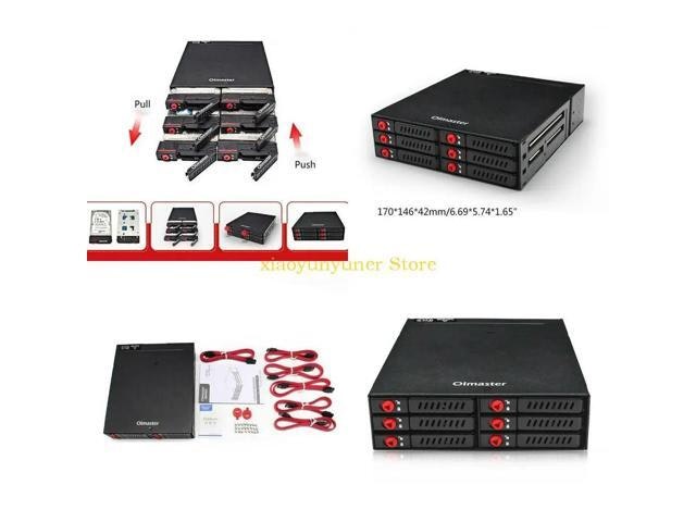 6-Bay 2.5-inch SATA Hard Drive Enclosure: $63.24