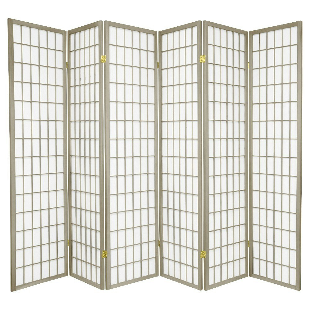 6-Foot 6-Panel Window Pane Hardwood Room Divider: $220.99