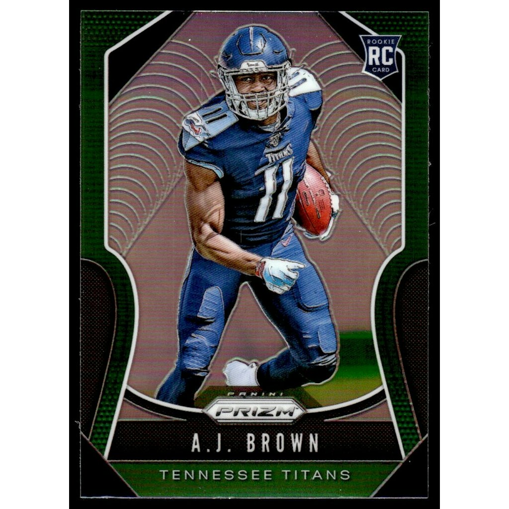2019 Panini Prizm A.J. Brown #344 Green Prizm Card: $22.50 2019 Panini Prizm A.J. Brown #344 Green Prizm Card: $22.50