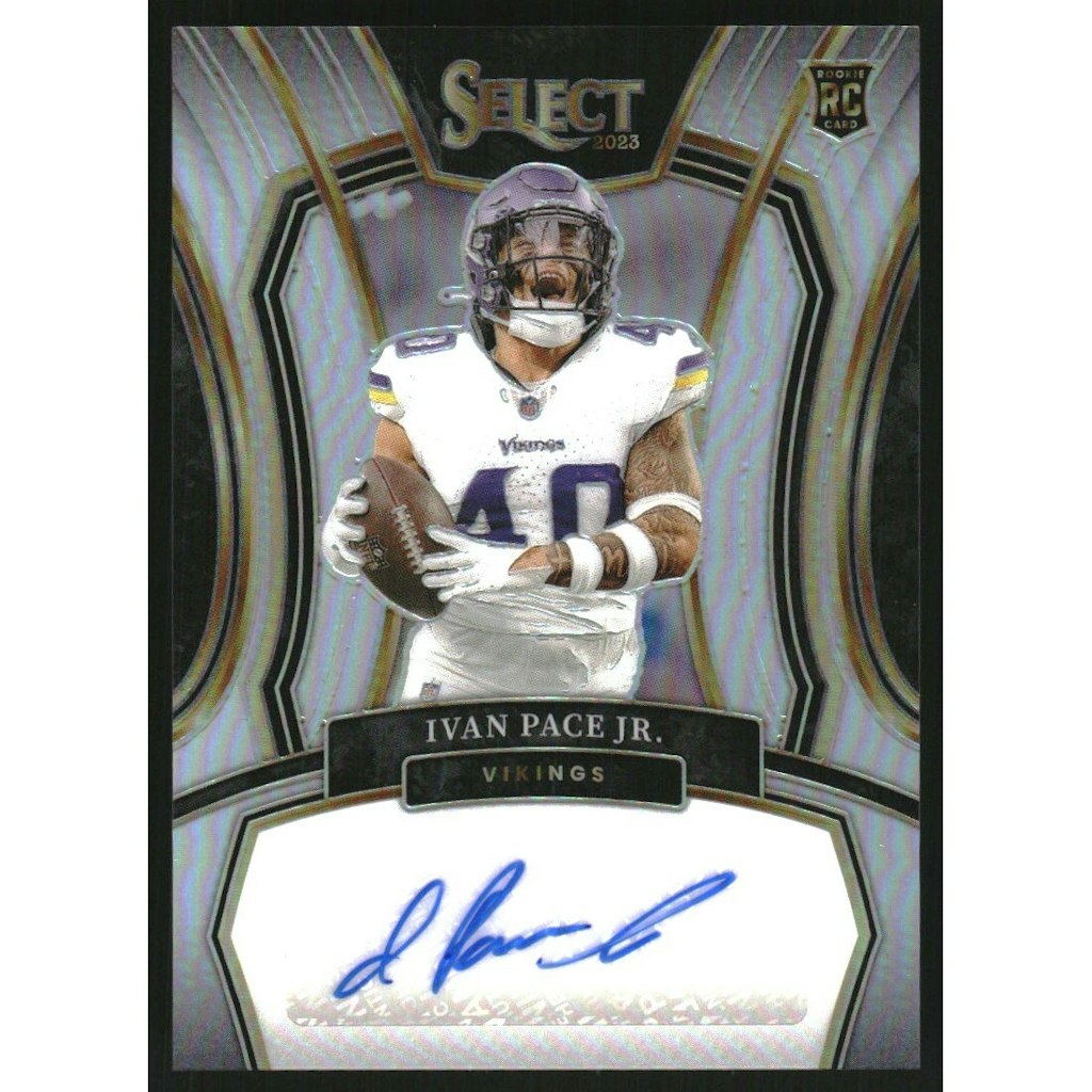 2023 Select Prizm Ivan Pace Jr. Rookie Signature Card: $18 2023 Select Prizm Ivan Pace Jr. Rookie Signature Card: $18
