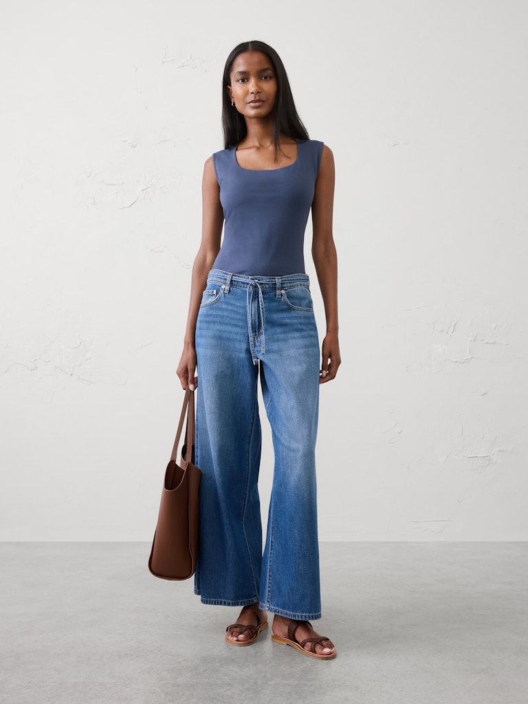 Soft Stretch Scoop-Neck Top: $21 Soft Stretch Scoop-Neck Top: $21