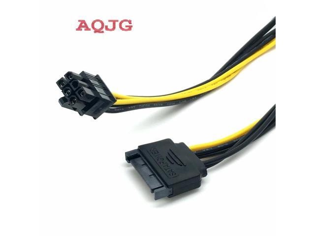 SATA to 6-Pin PCI-E Power Adapter Cable: $19.95 SATA to 6-Pin PCI-E Power Adapter Cable: $19.95