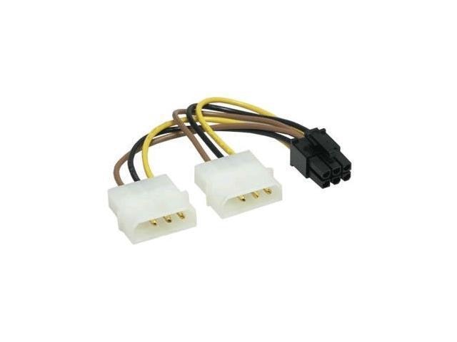 Dual 4-pin Molex to 8-pin PCI Express Power Adapter Cable: $7.99