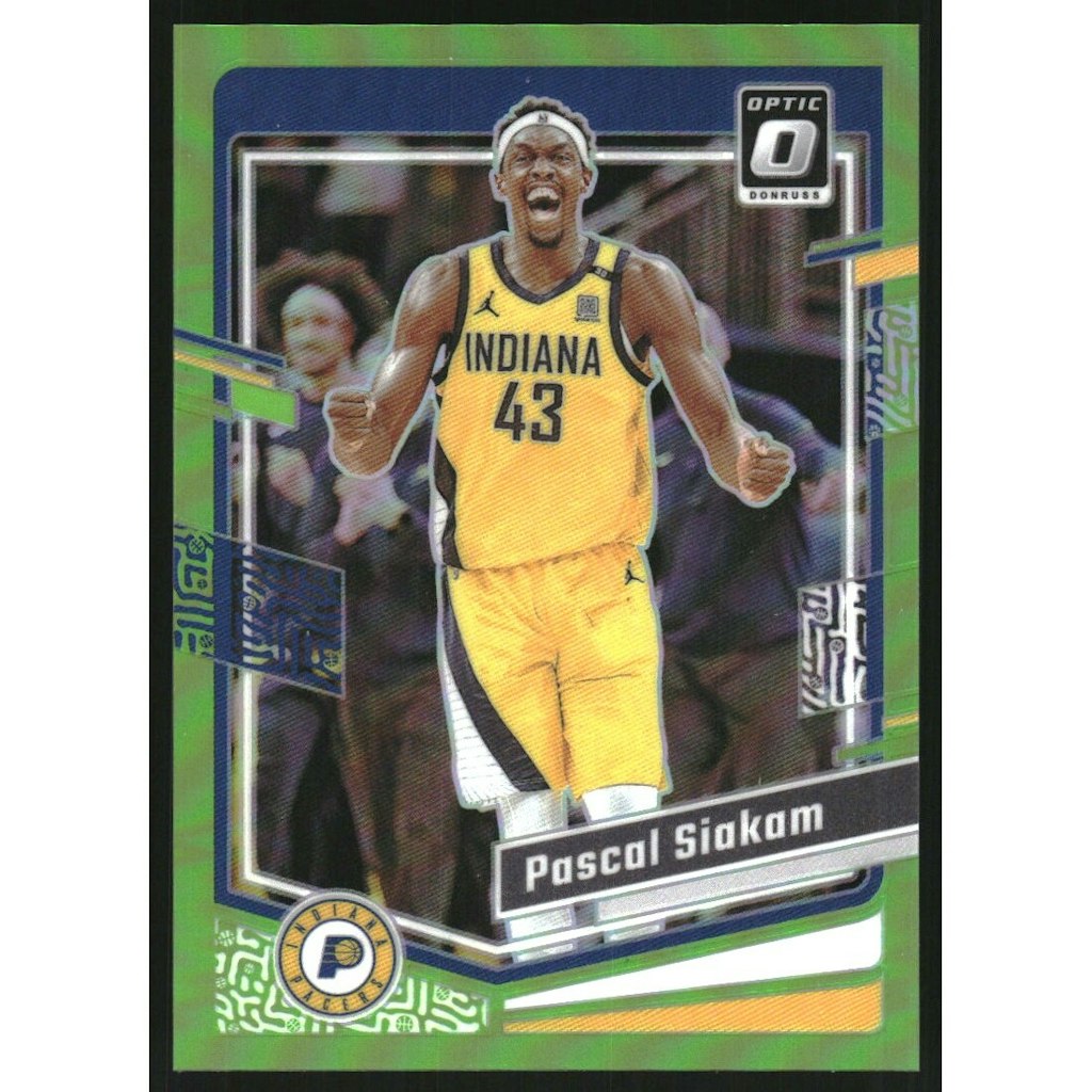 2023-24 Donruss Optic Lime Green Pascal Siakam Trading Card: $10.80 2023-24 Donruss Optic Lime Green Pascal Siakam Trading Card: $10.80