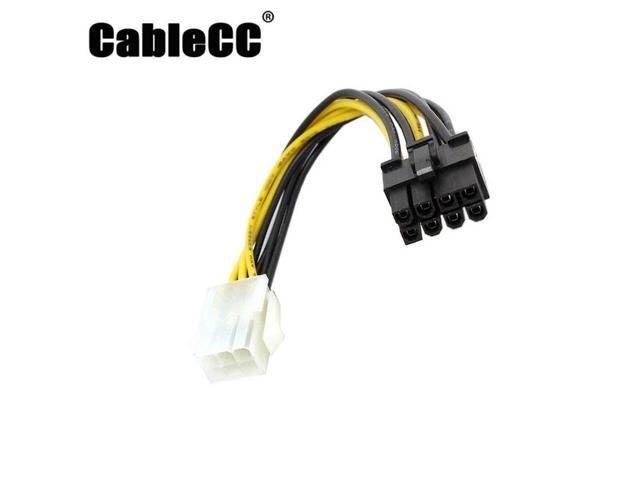 Cablecc PCI-E 6-Pin Male to 8-Pin Female Power Extension Cable: $7.99 Cablecc PCI-E 6-Pin Male to 8-Pin Female Power Extension Cable: $7.99