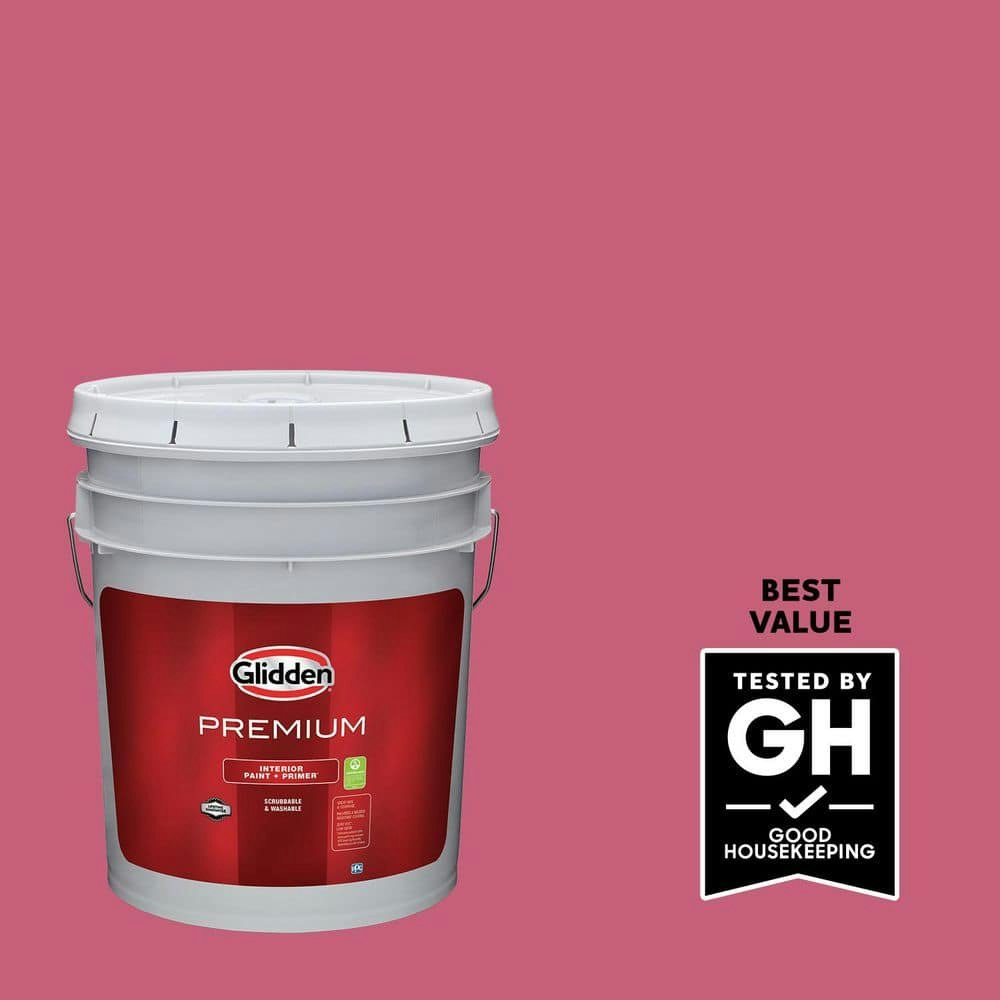 PPG 5-Gallon Cherry Pink Eggshell Interior Latex Paint: $142