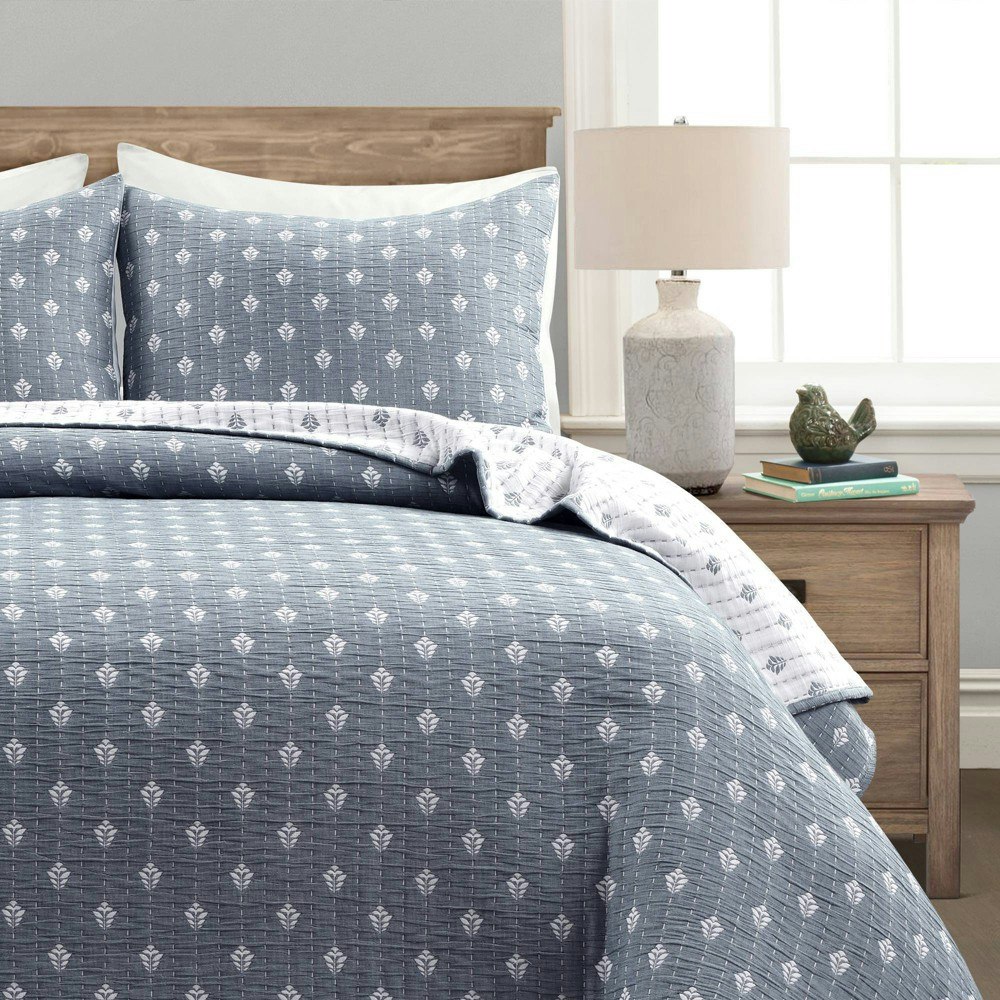 Lush Decor 3-Piece King Hygge Kantha Quilt Set: $75.99 Lush Decor 3-Piece King Hygge Kantha Quilt Set: $75.99