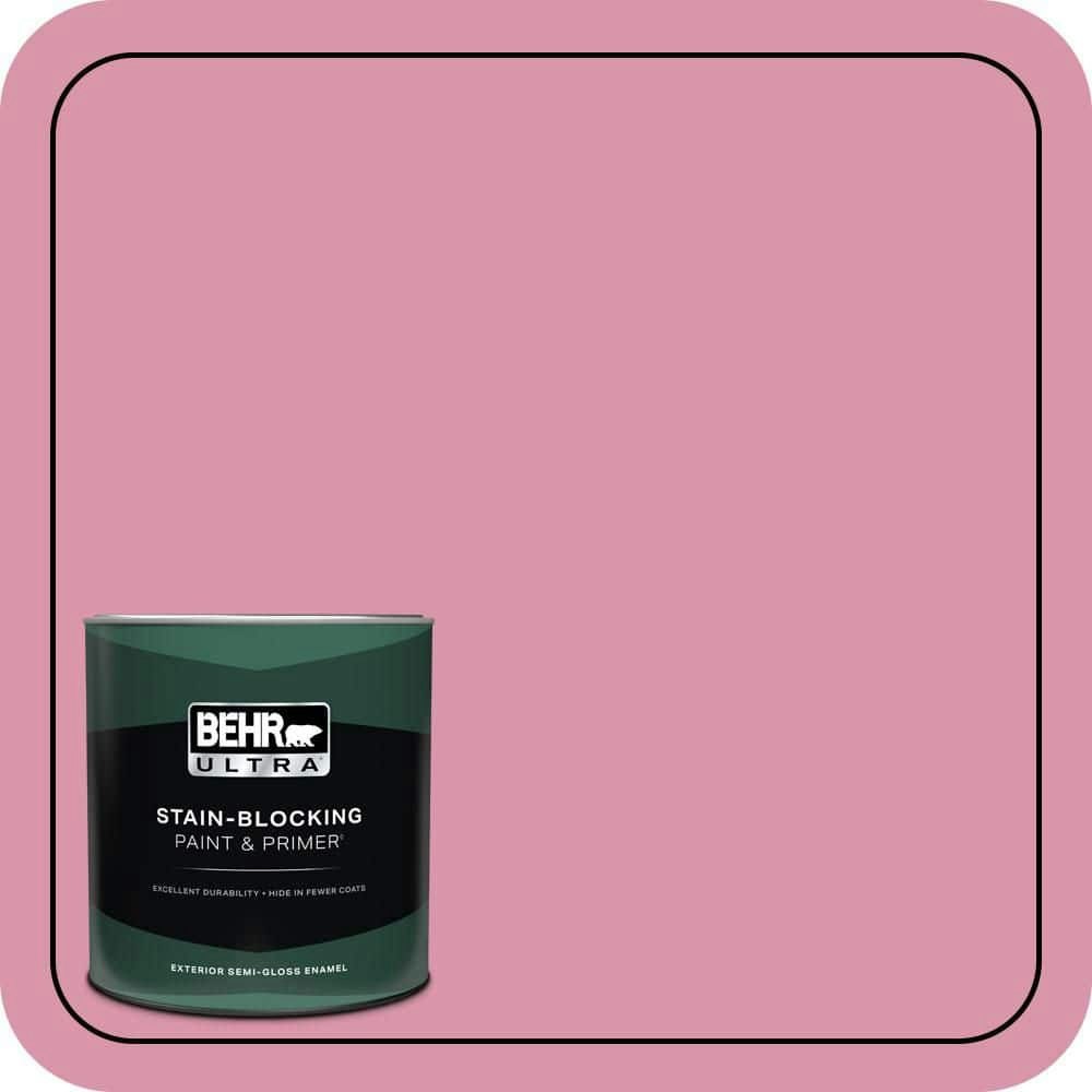 Foxy Pink Semi-Gloss Exterior Paint and Primer 1-Quart Can: $30.98 Foxy Pink Semi-Gloss Exterior Paint and Primer 1-Quart Can: $30.98