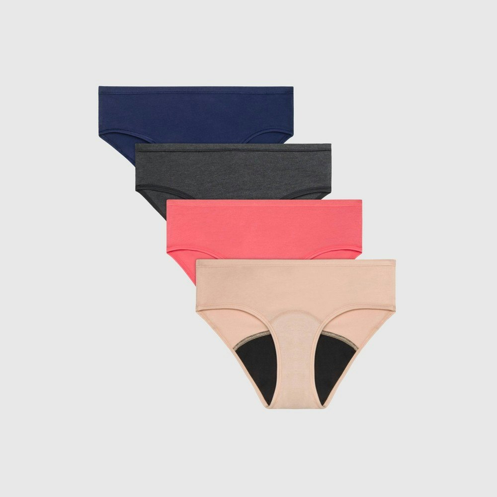 Hanes Girls' Hipster Period Underwear 4-Pack: $17.99 Hanes Girls' Hipster Period Underwear 4-Pack: $17.99