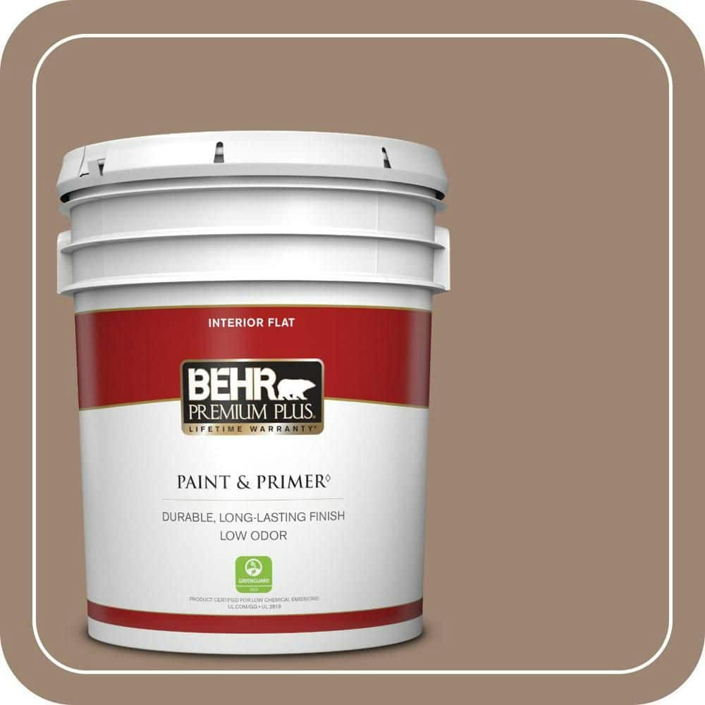 Behr 5-Gallon Blanket Brown Flat Interior Paint and Primer: $154 Behr 5-Gallon Blanket Brown Flat Interior Paint and Primer: $154