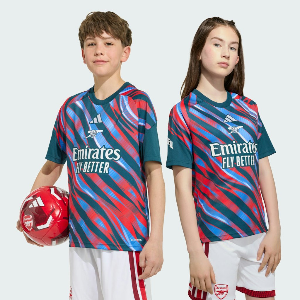Arsenal FC 26/27 Kids Pre-Match Jersey: $60