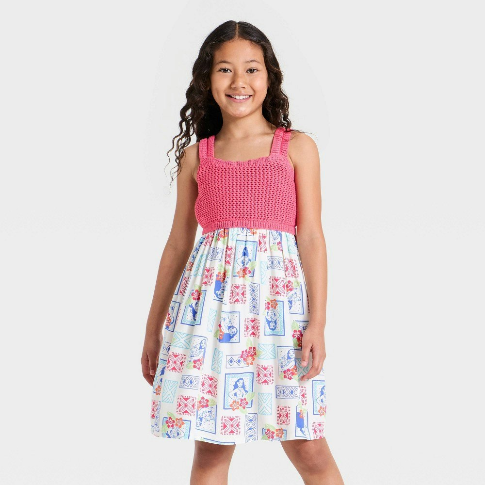 Girls' Disney Moana Crochet Dress: $25