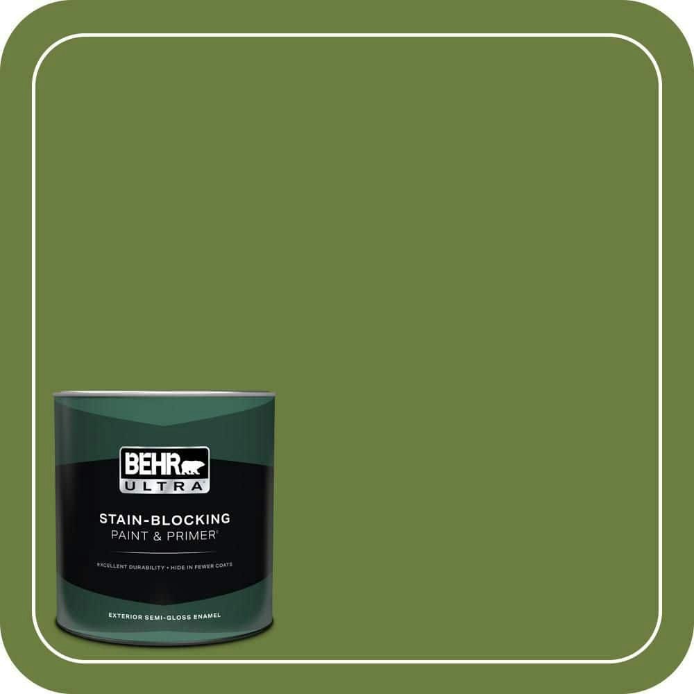 Behr Rockwall Vine Semi-Gloss Exterior Paint & Primer 1-Quart: $30.98 Behr Rockwall Vine Semi-Gloss Exterior Paint & Primer 1-Quart: $30.98