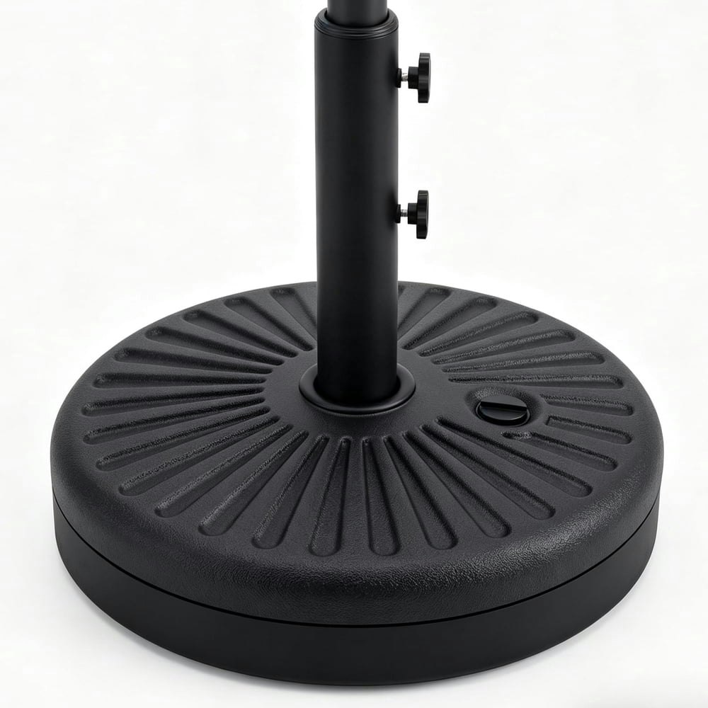 Fundaze 49-lb 21-inch Fillable Round Patio Umbrella Base: $28.89 Fundaze 49-lb 21-inch Fillable Round Patio Umbrella Base: $28.89