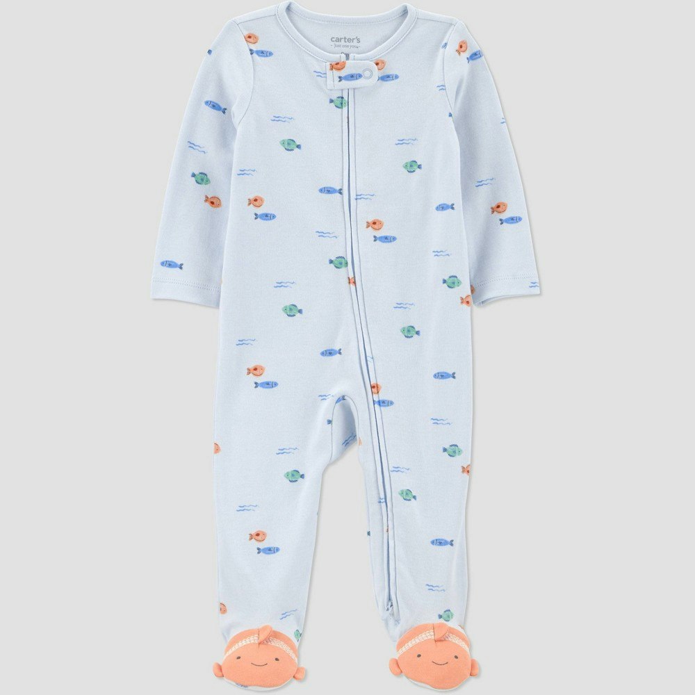 Carter's Just One You Baby Boys' Goldfish Graphic Sleep N' Play 3M: $8
