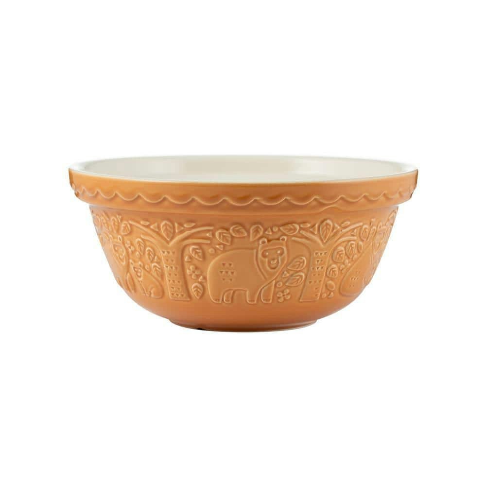 In The Forest Bear Ochre Mixing Bowl: $39.99