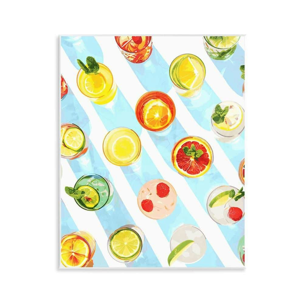 Daphne Polselli Aerial View Cocktails Graphic Art Print 14x11-inch: $32.99