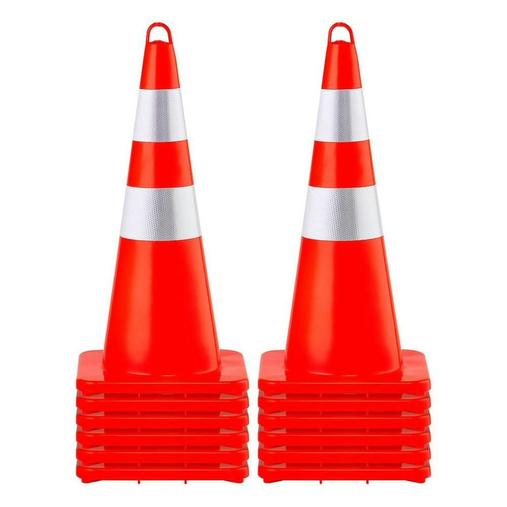 12-Inch x 28-Inch PVC Traffic Cones 2-Pack: $161.79