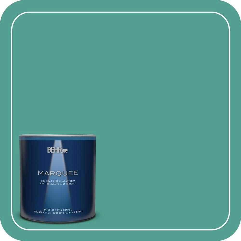 Home Decorators Collection Aqua Revival 1-Quart Satin Interior Paint and Primer: $28.98 Home Decorators Collection Aqua Revival 1-Quart Satin Interior Paint and Primer: $28.98