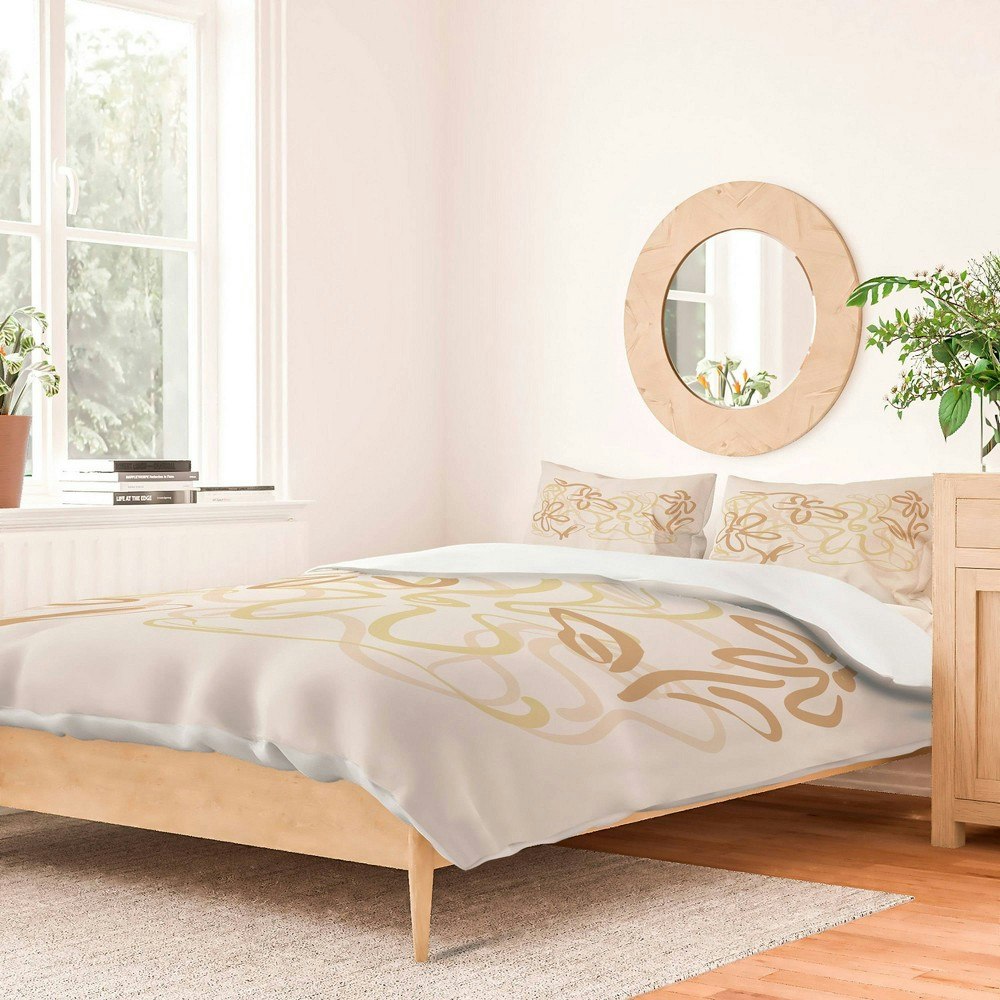 Deny Designs Alilscribble Flower Duvet and Sham Set: $199.99