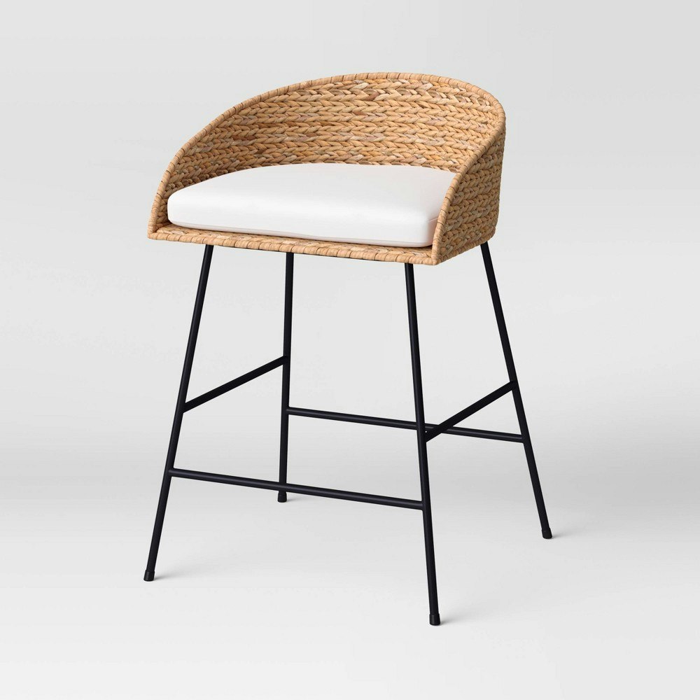 Threshold 24-Inch Landis Wicker Counter Barstool: $120
