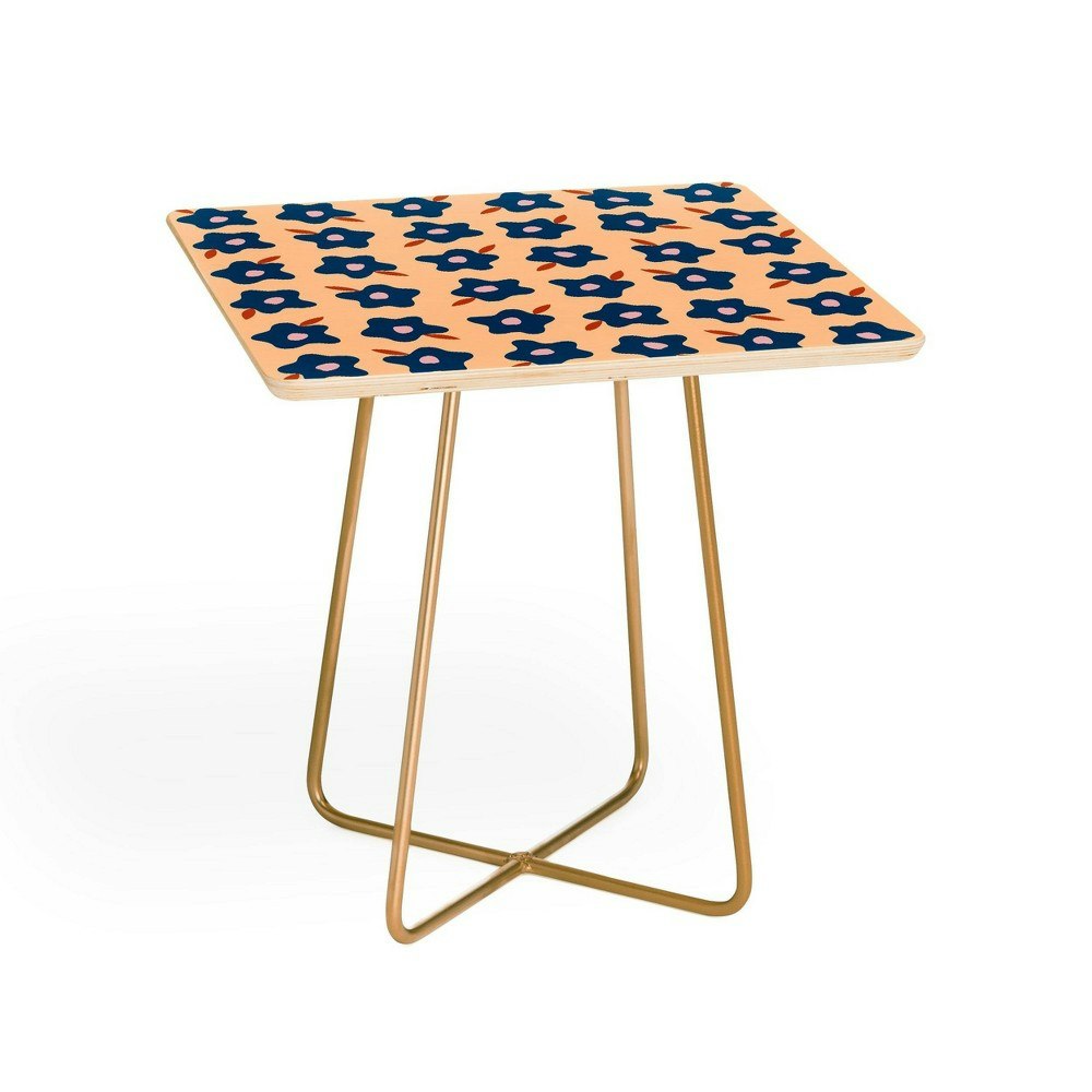 Deny Designs Maritza Lisa Wonky Spring Flowers Square Side Table: $199.99