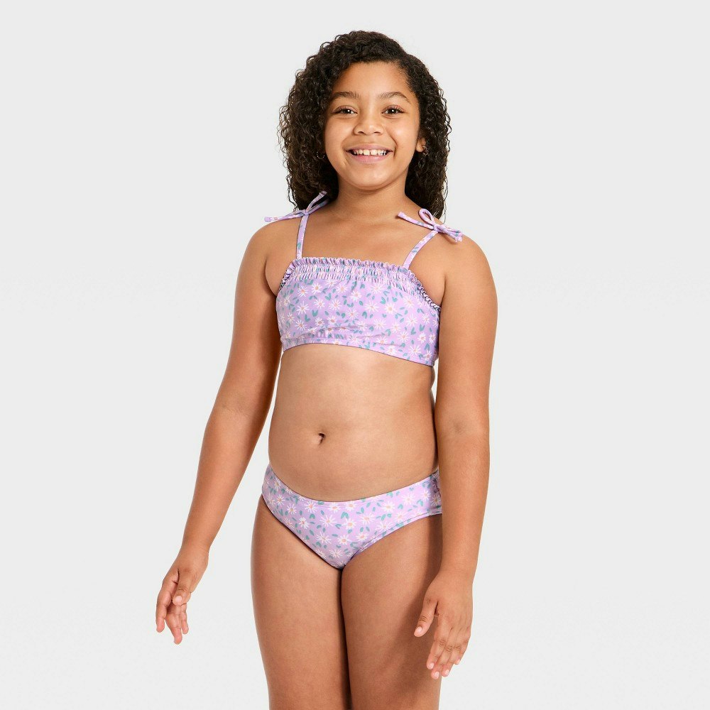 Cat & Jack Girls' Ditsy Floral Bikini Set: $20 Cat & Jack Girls' Ditsy Floral Bikini Set: $20