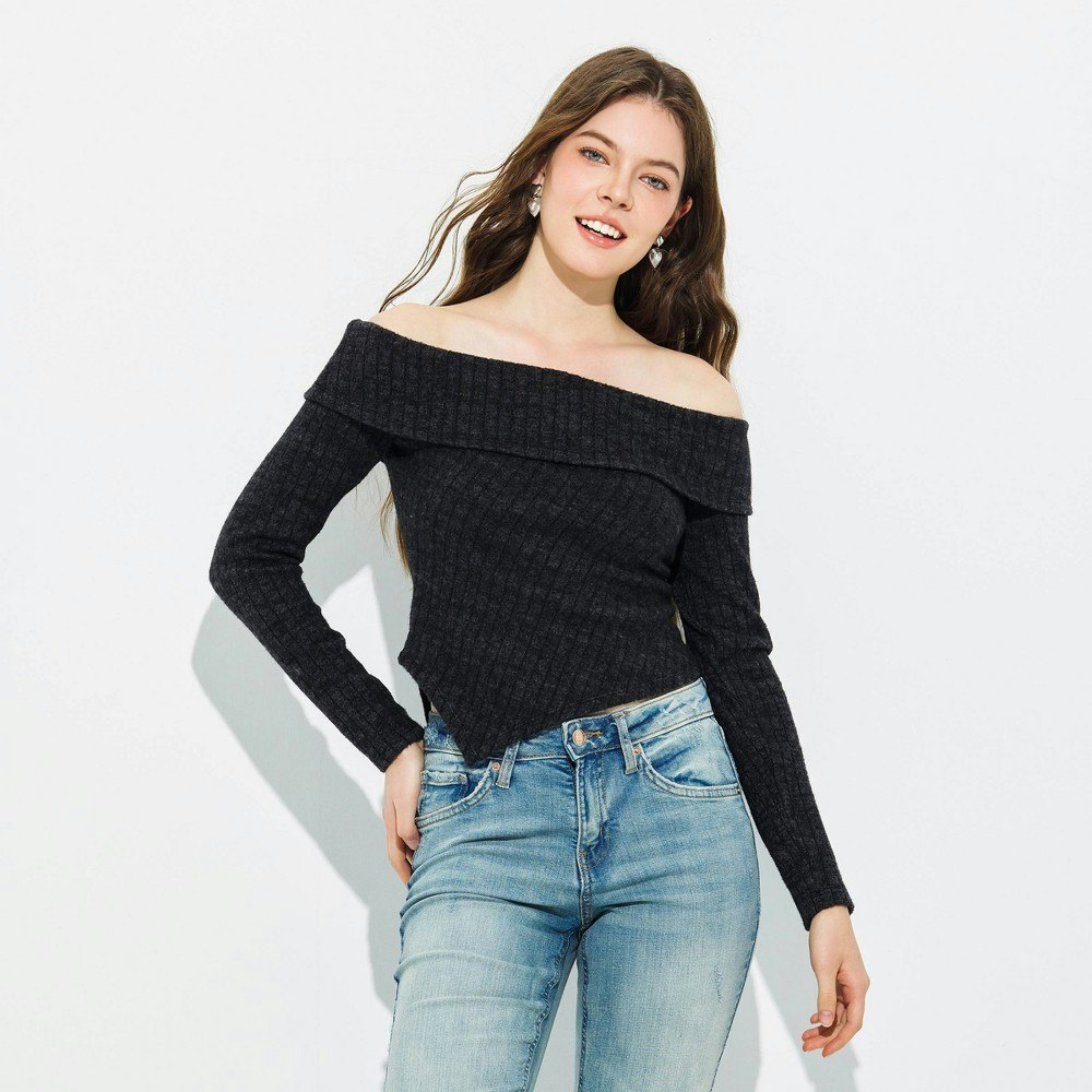 Wild Fable Women's Off-the-Shoulder Long Sleeve Sweater: $22 Wild Fable Women's Off-the-Shoulder Long Sleeve Sweater: $22
