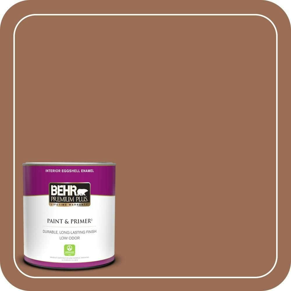Cinnamon Crunch 1-Quart Eggshell Interior Paint and Primer: $18.48 Cinnamon Crunch 1-Quart Eggshell Interior Paint and Primer: $18.48