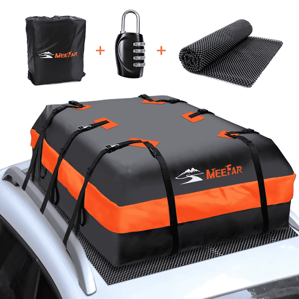 MeeFar 20 Cubic Foot Waterproof Car Roof Cargo Carrier: $89.99 MeeFar 20 Cubic Foot Waterproof Car Roof Cargo Carrier: $89.99