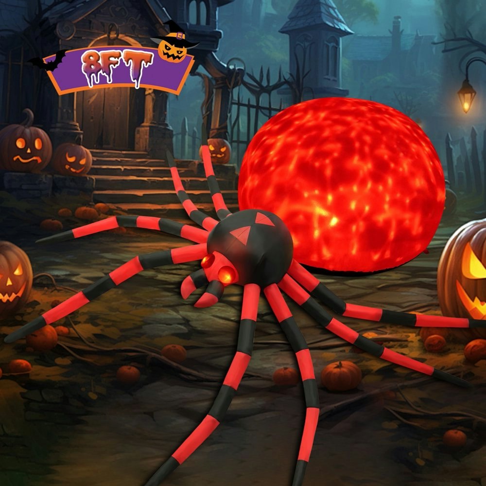 Yexmas 8-Foot Halloween Inflatable Giant Spider: $49.99 Yexmas 8-Foot Halloween Inflatable Giant Spider: $49.99