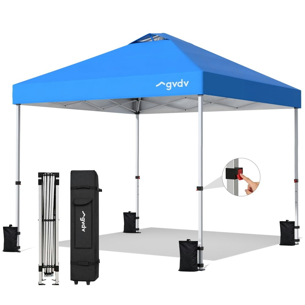 GVDV 10x10-Foot Pop-Up Canopy Tent: $89.19 GVDV 10x10-Foot Pop-Up Canopy Tent: $89.19