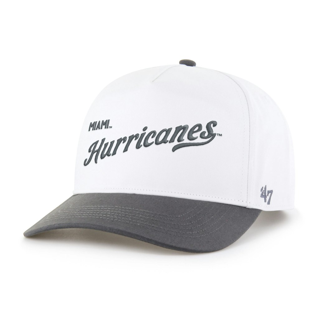 '47 Miami Hurricanes Two-Tone Hitch Adjustable Hat: $41.99 '47 Miami Hurricanes Two-Tone Hitch Adjustable Hat: $41.99