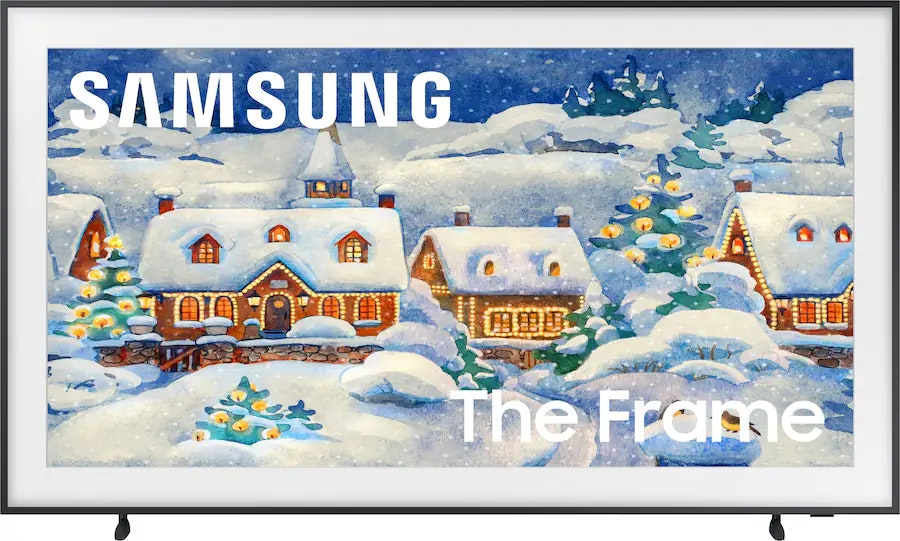Samsung LS03FA The Frame Series 55" 4K QLED AI Smart TV with Wall Mount (2025): $700