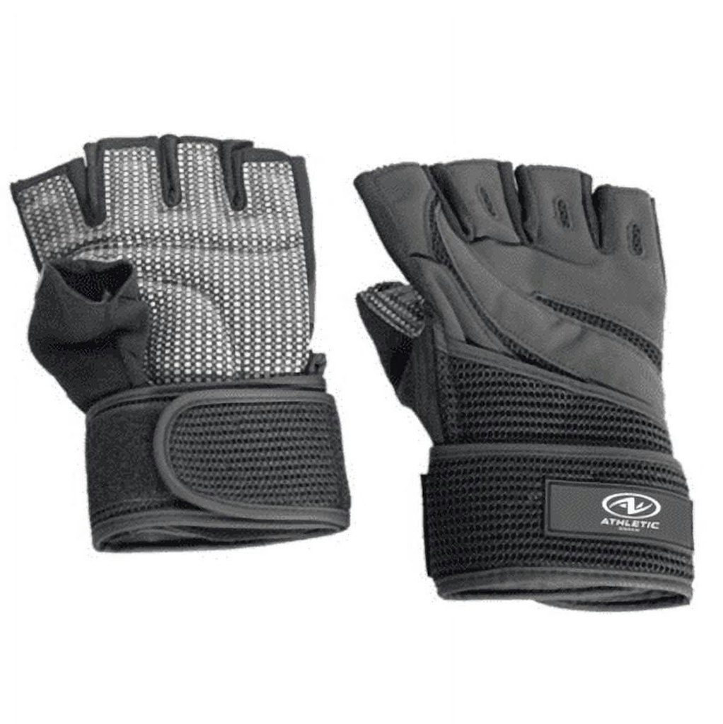 Athletic Works Classic Wrist Wrap Weight Lifting Gloves: $6