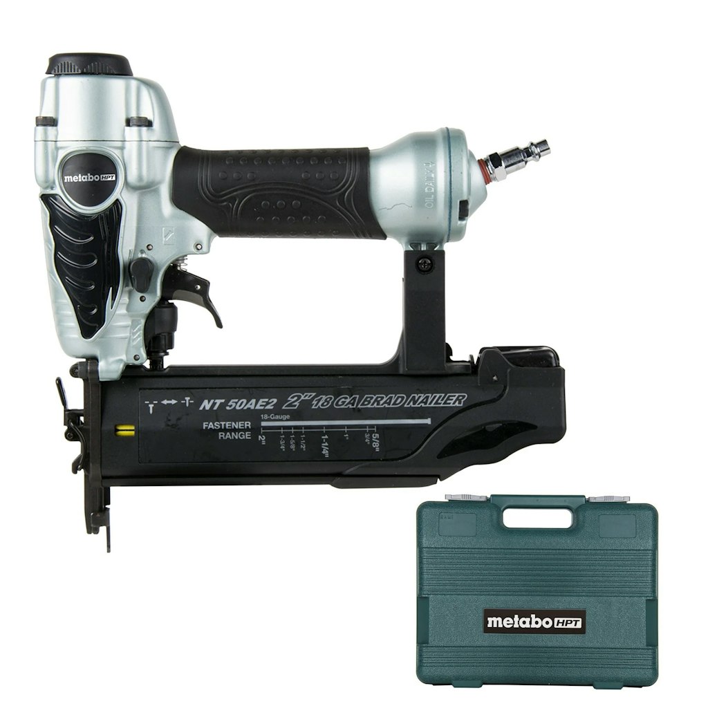 Metabo HPT 2" 18-Gauge Pneumatic Straight Brad Nailer: $49