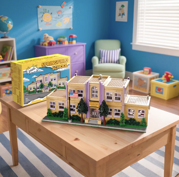 Barweer Springfield Elementary School 3,500-Piece Building Set: $88