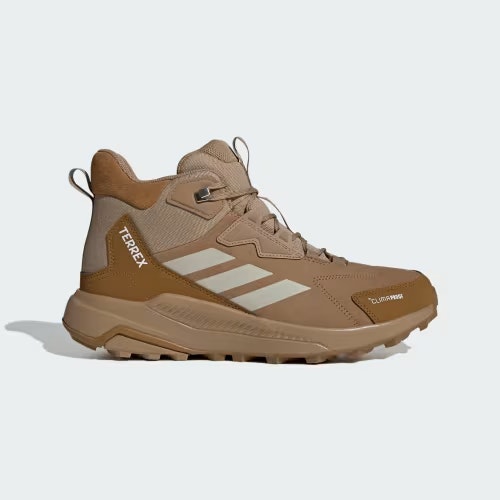 adidas Men's Terrex Anylander Leather Mid Climaproof Hiking Shoes: $72
