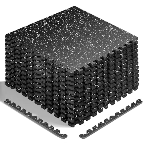Hapbear 0.56" 12-Piece Interlocking Exercise Equipment Floor Mats: $69.99